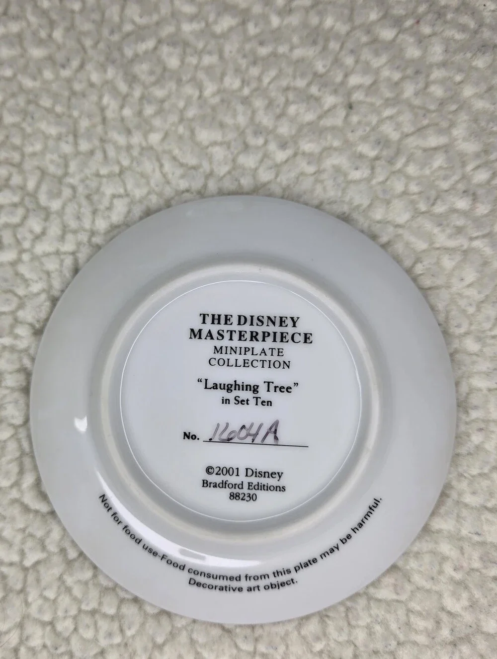 Disney Pocahontas Decorative Wall Plate Disney- Bradford Exchange